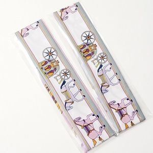 ⤵⤵2pcs Exquisite Horse Design Cotton Scarves